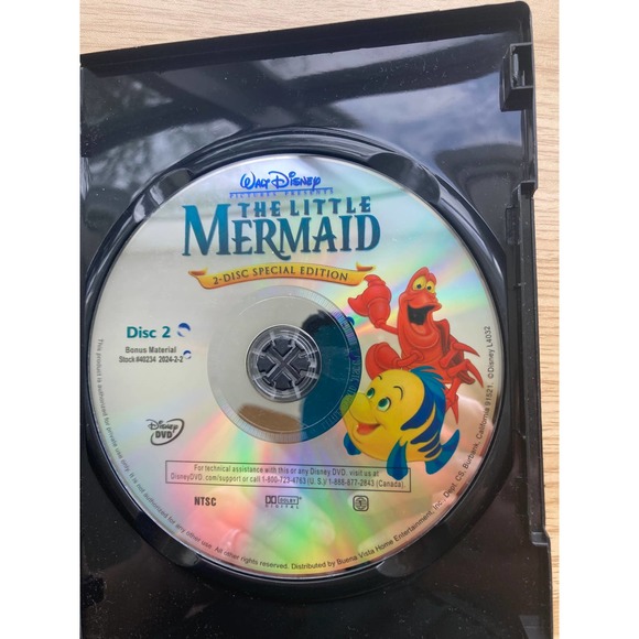 Disney Little Mermid Platinum Edition 2 Disc DVD - Picture 3 of 4